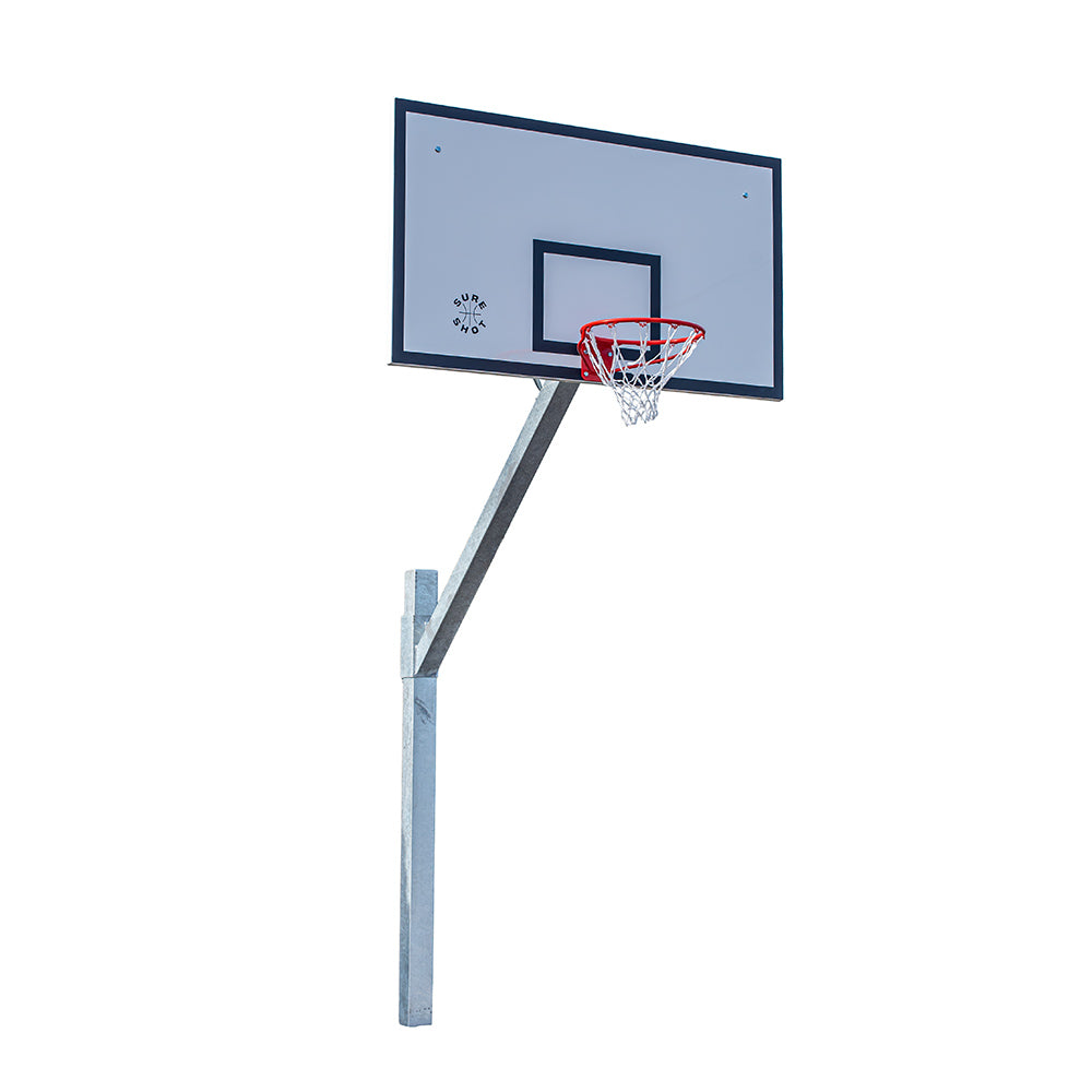 Zestaw do koszykówki Euro Court Pro 120x120 wysięg 160cm z tablicą laminowaną