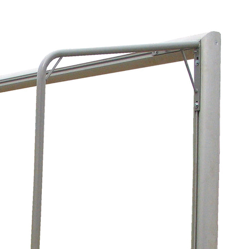 Bramka do piłki nożnej 5x2m aluminiowa profil owalny