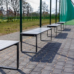 Ławka boiskowa parkowa stalowa 160 cm