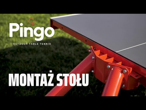 Stół do ping ponga zewnętrzny PINGO z siatką stalową