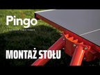 Stół do ping ponga zewnętrzny PINGO z siatką stalową